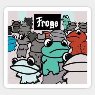 Goths Cover Frogs Edition Sticker